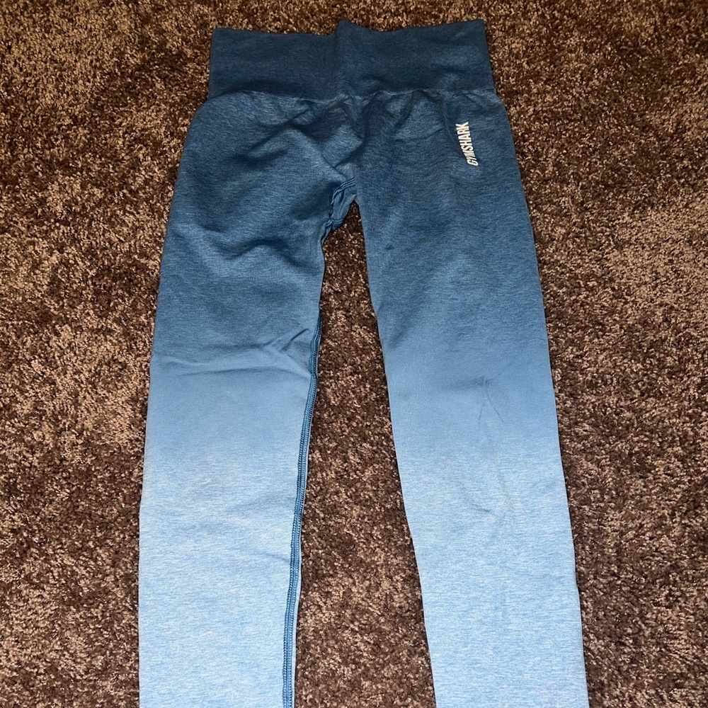 Gymshark blue Adapt Ombre seamless leggings